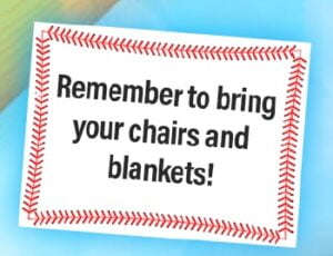 Chairs.blankets.