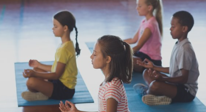 Kids Meditating